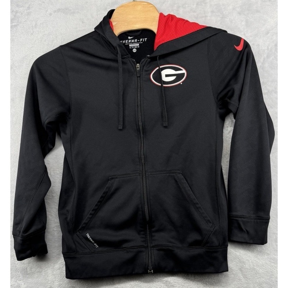 Nike Therma-Fit Hoodie Full-Zip‎ Jacket UGA Georgia Bulldogs Full Zip Men's XS